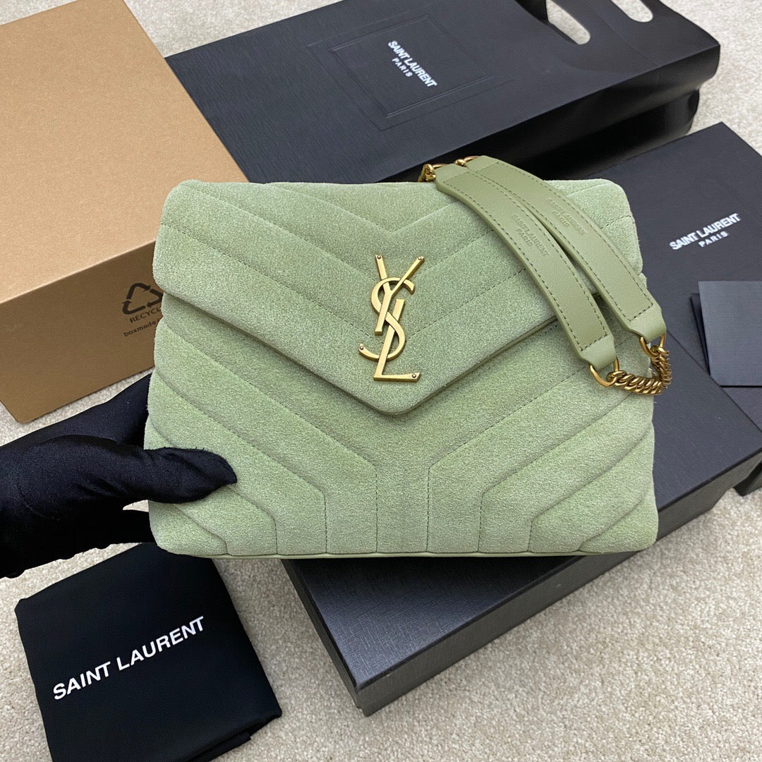 Soft sage suede crossbody 688019190