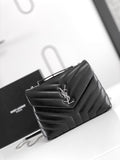 Quilted Leather Chain Shoulder Bag