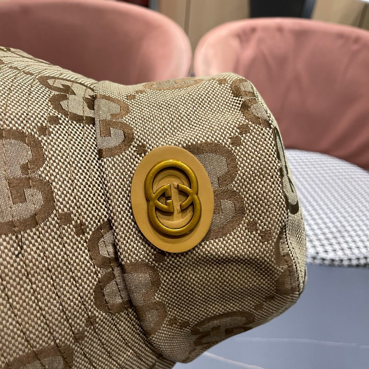 Classic Monogram Canvas Bucket Hat - Premium Unisex Streetwear