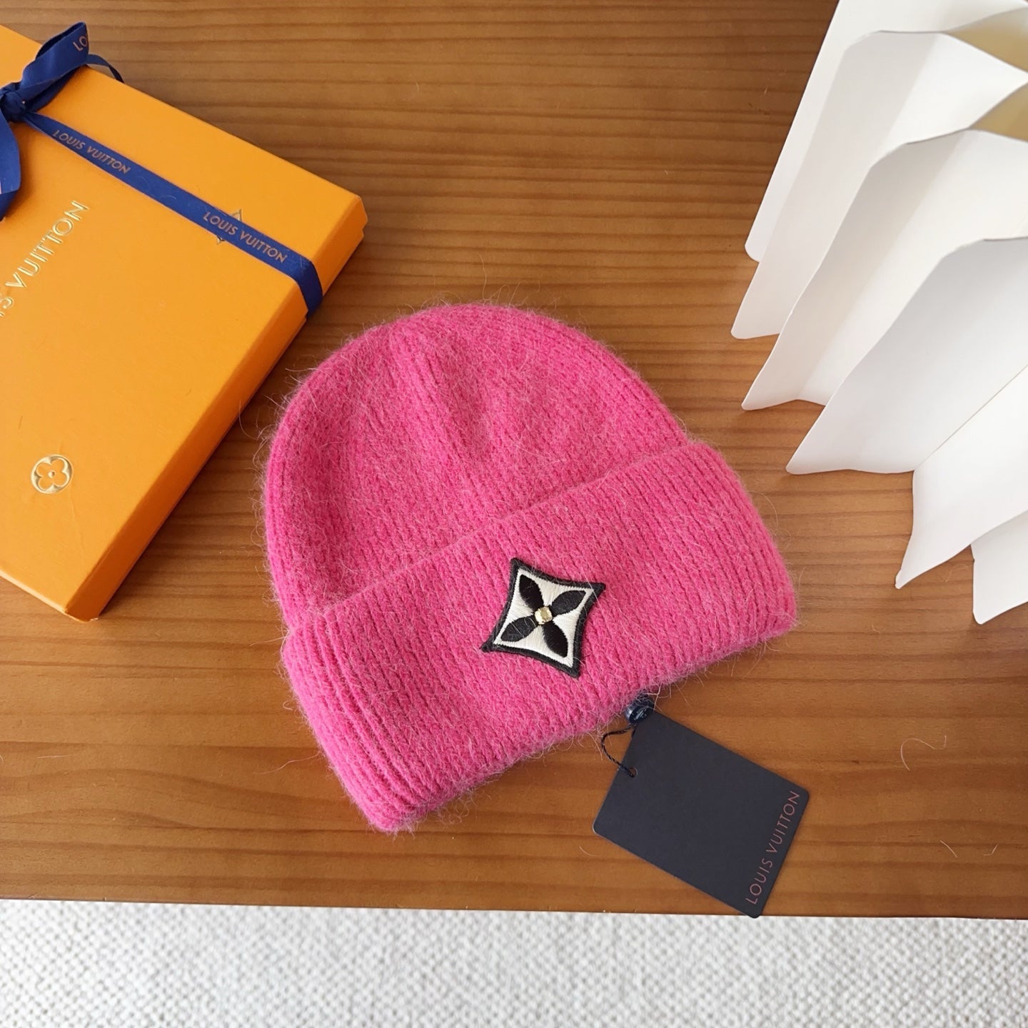 Beanie in Rose Red
