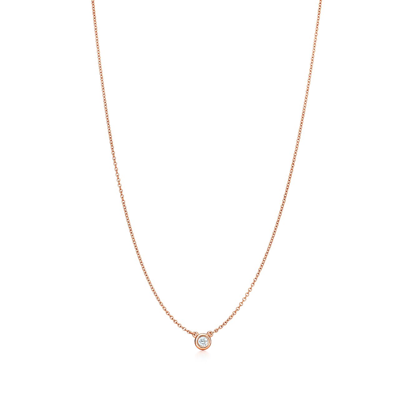 18K Tiffany Elsa Peretti Diamonds Necklace