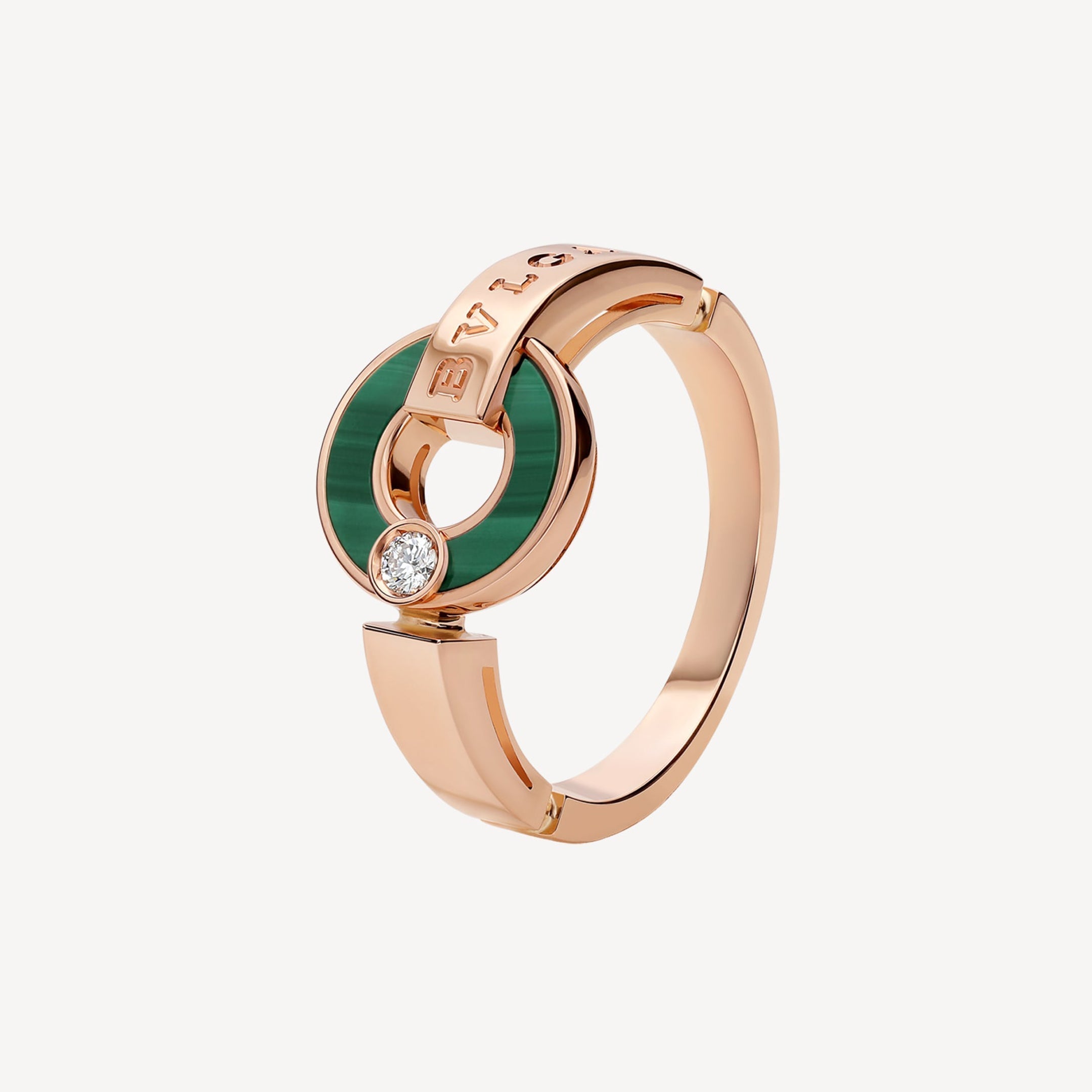 18K BVLGARI Malachite Ring
