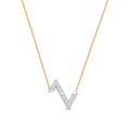 18K Louis Vuitton Volt Upside Down Pendant Necklace