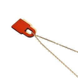 18K O'Kelly Pendant Hermes Necklace