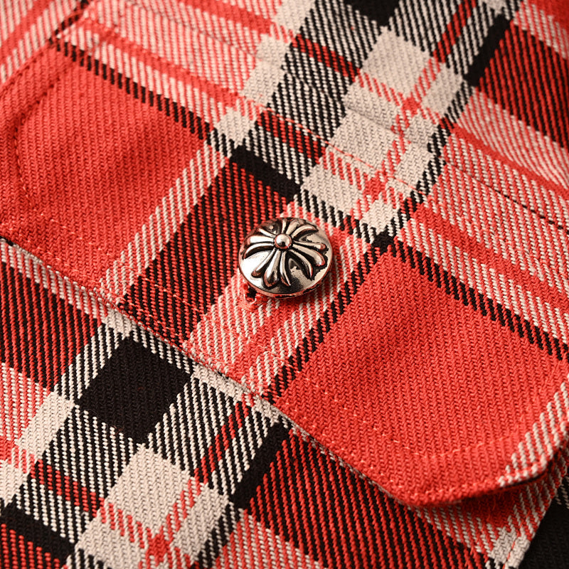 Chrome Hearts Classic Plaid Shirt