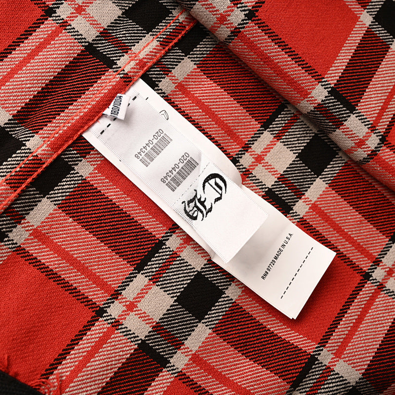 Chrome Hearts Classic Plaid Shirt