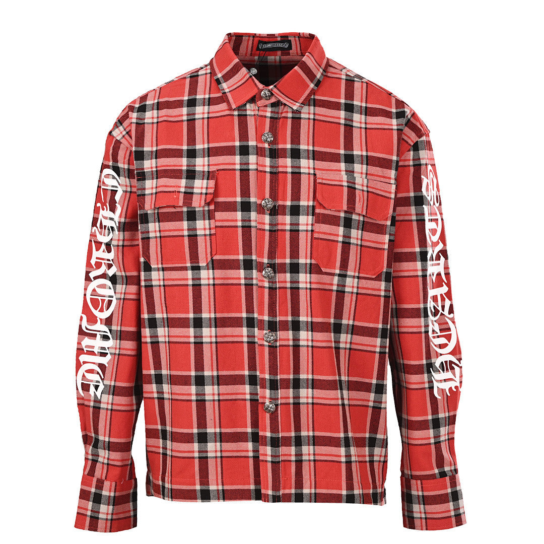 Chrome Hearts Classic Plaid Shirt