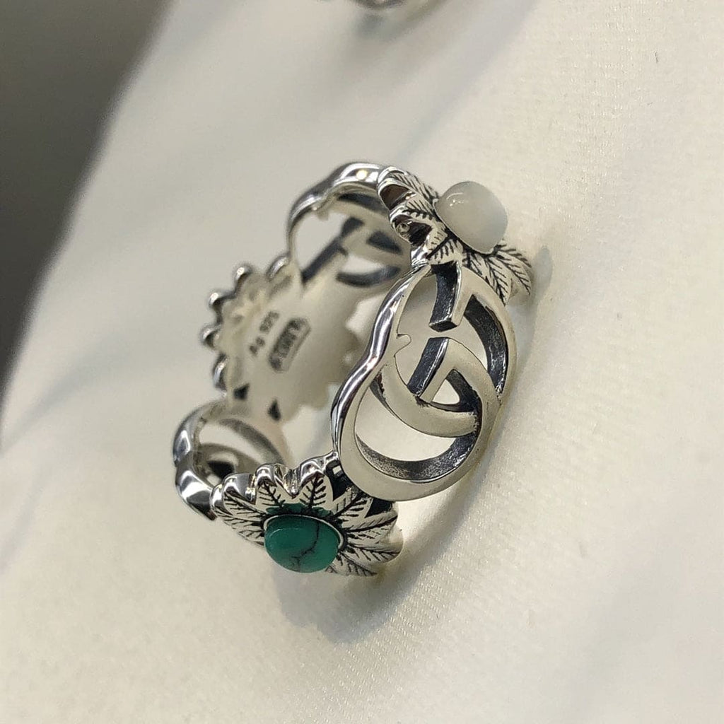 Double Gucci Flowers Ring