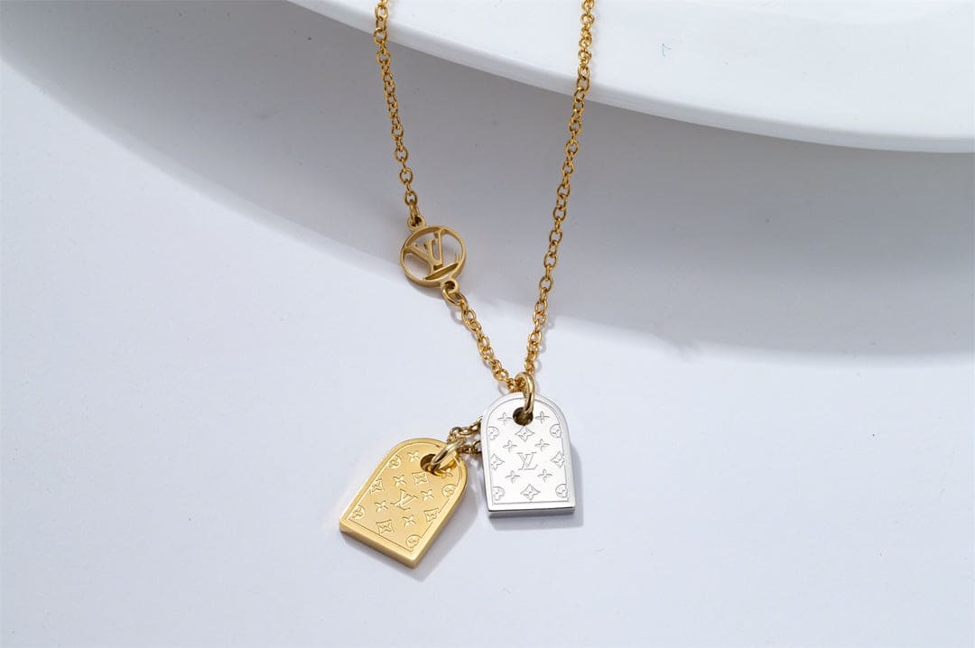 18K Louis Vuitton Nanogram Necklace