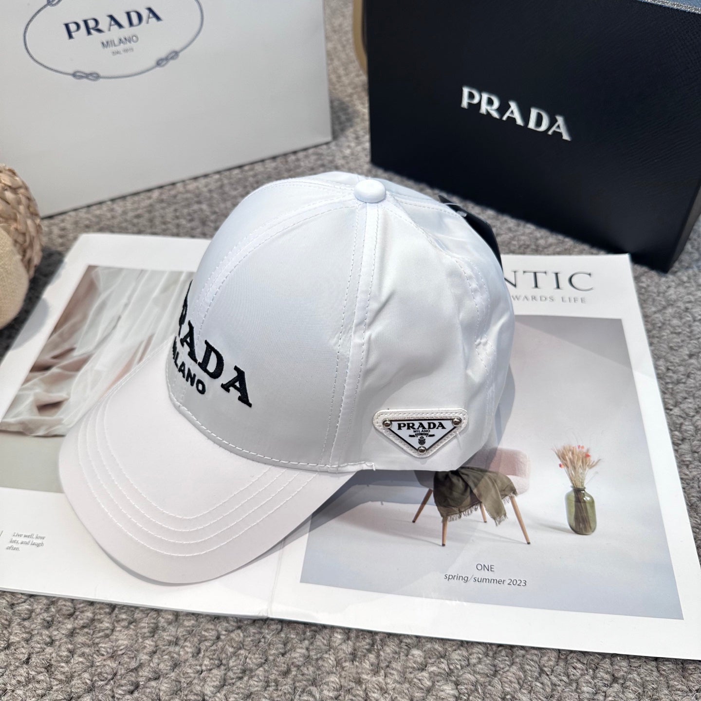 Embroidered Logo Baseball Cap - Lightweight Sporty Aesthetic