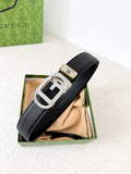 Premium Automatic Buckle Leather Belt - Full Grain Genuine Hide
