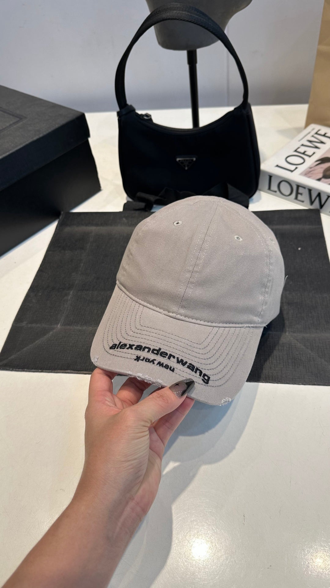 Minimalist Distressed Cap for Effortless Style