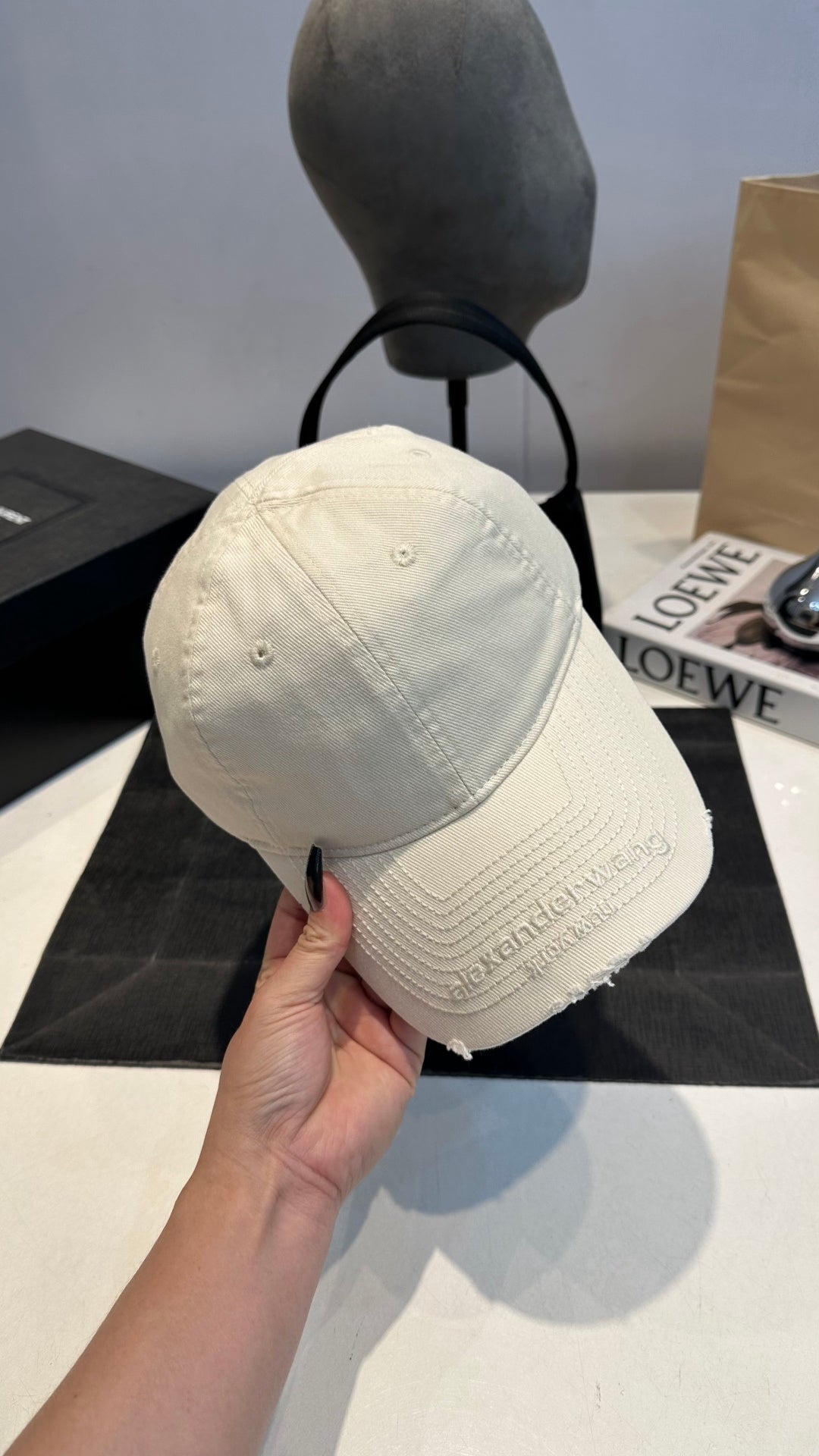 Essential Minimalist Cap in Cream