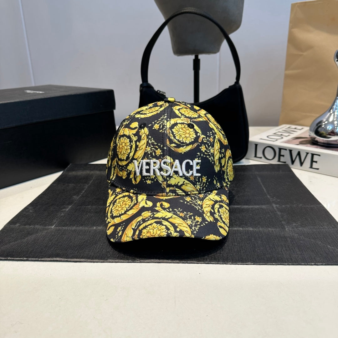 Floral Embroidered Baseball Cap - Contemporary Elegance