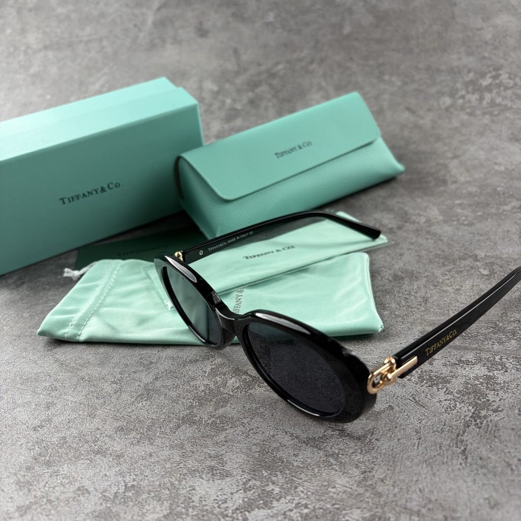 Classic Oval Frame Sunglasses - Premium Acetate UV Protection