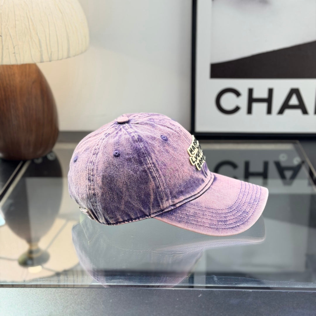 Vintage Washed Denim Baseball Cap - Adjustable Streetwear Hat