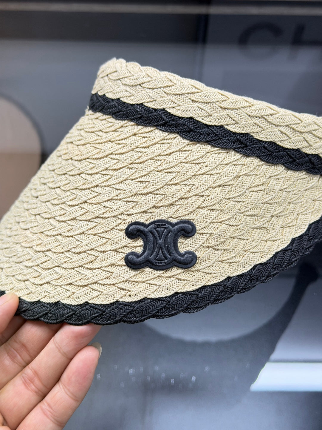 Summer Straw Sun Visor - Breathable Wide Brim Beach Cap for Women