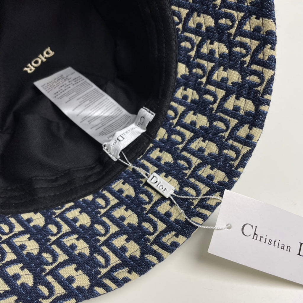 Classic Monogram Embroidered Bucket Hat - Premium Cotton Sun Hat