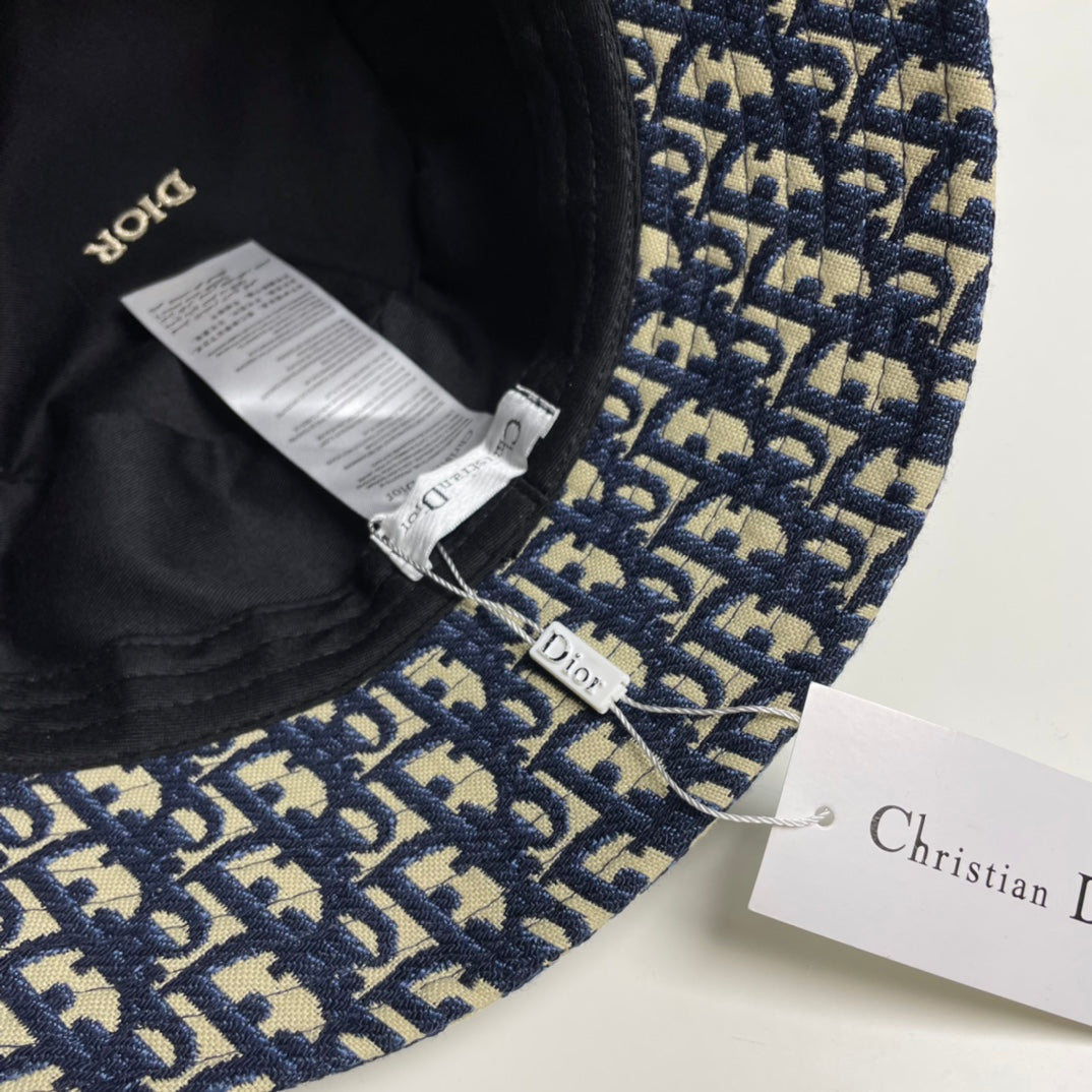 Classic Monogram Embroidered Bucket Hat - Premium Cotton Sun Hat