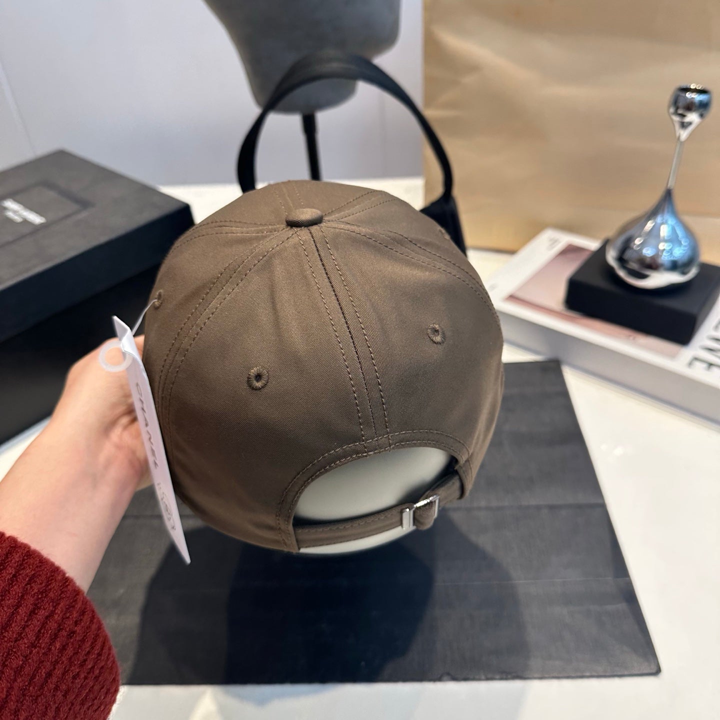 Embroidered Cotton Baseball Cap - Olive
