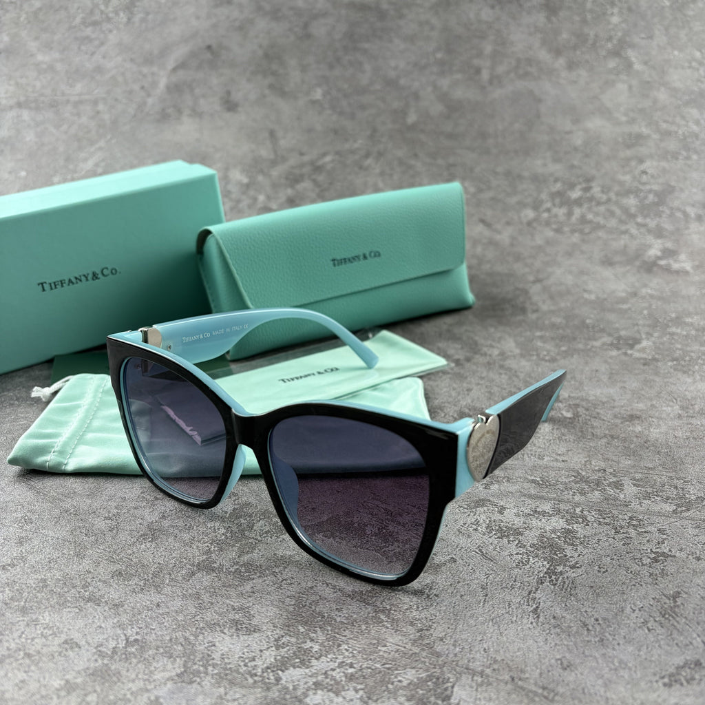 Women's Heart-Accent Cat-Eye Sunglasses | UV Protection Shades