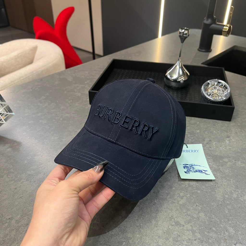 Essential Navy Cap with Embroidered Detailing