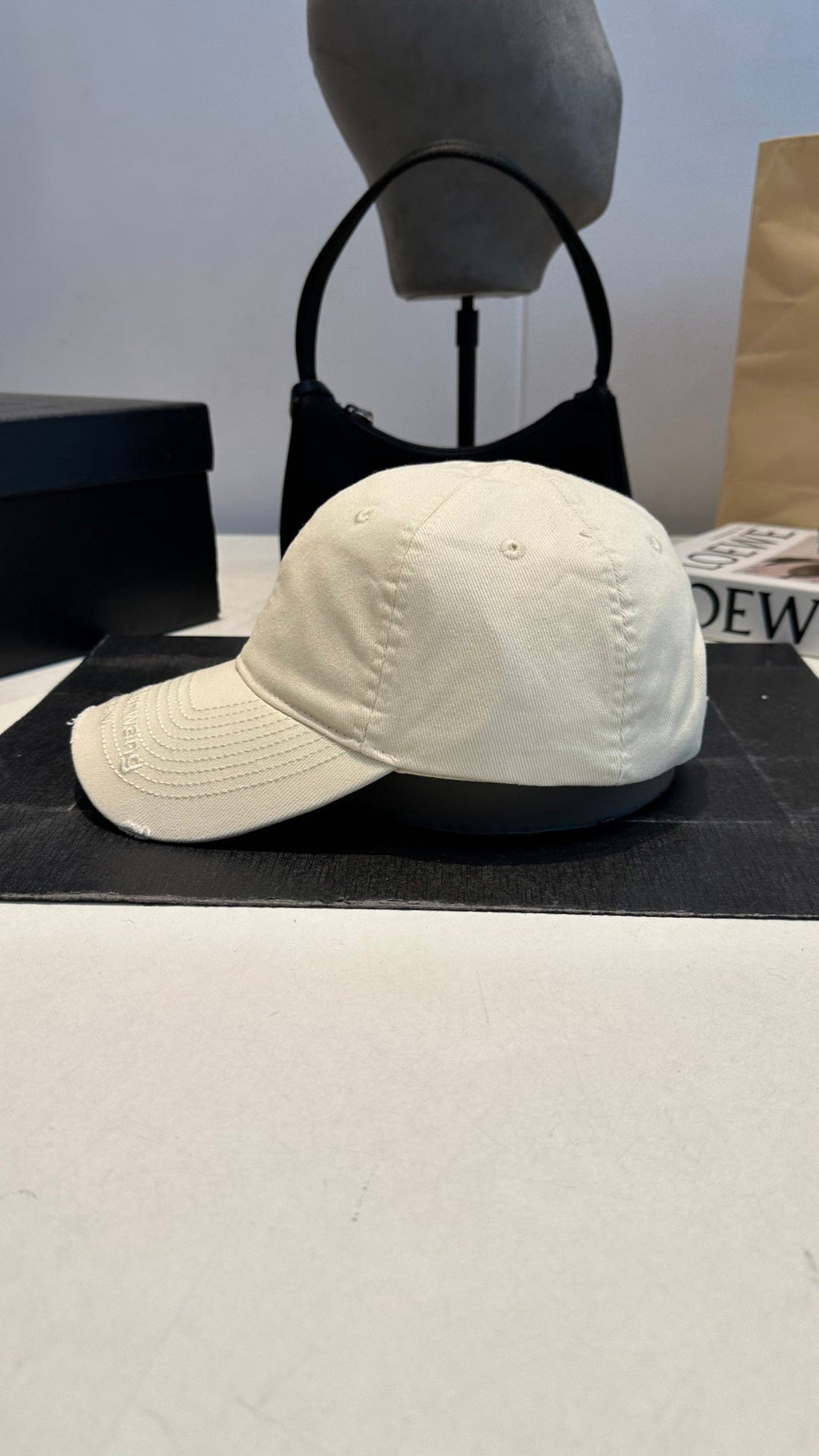 Essential Minimalist Cap in Cream