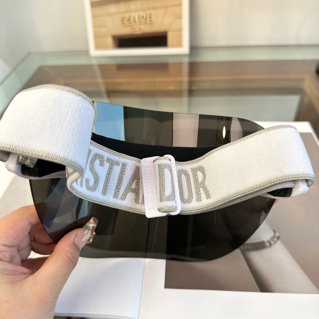 Silver Mirror Shield Visor