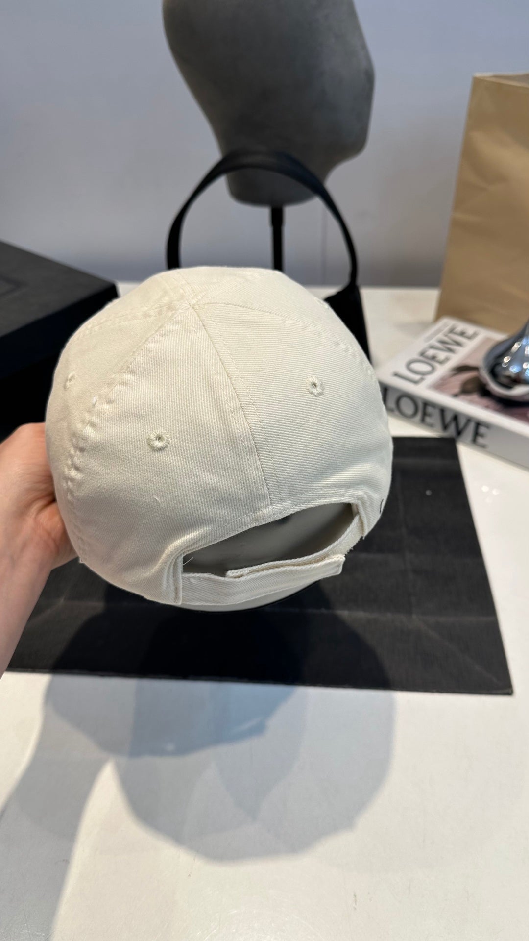 Essential Minimalist Cap in Cream