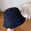 Sleek Black Bucket Hat with Textured Detail