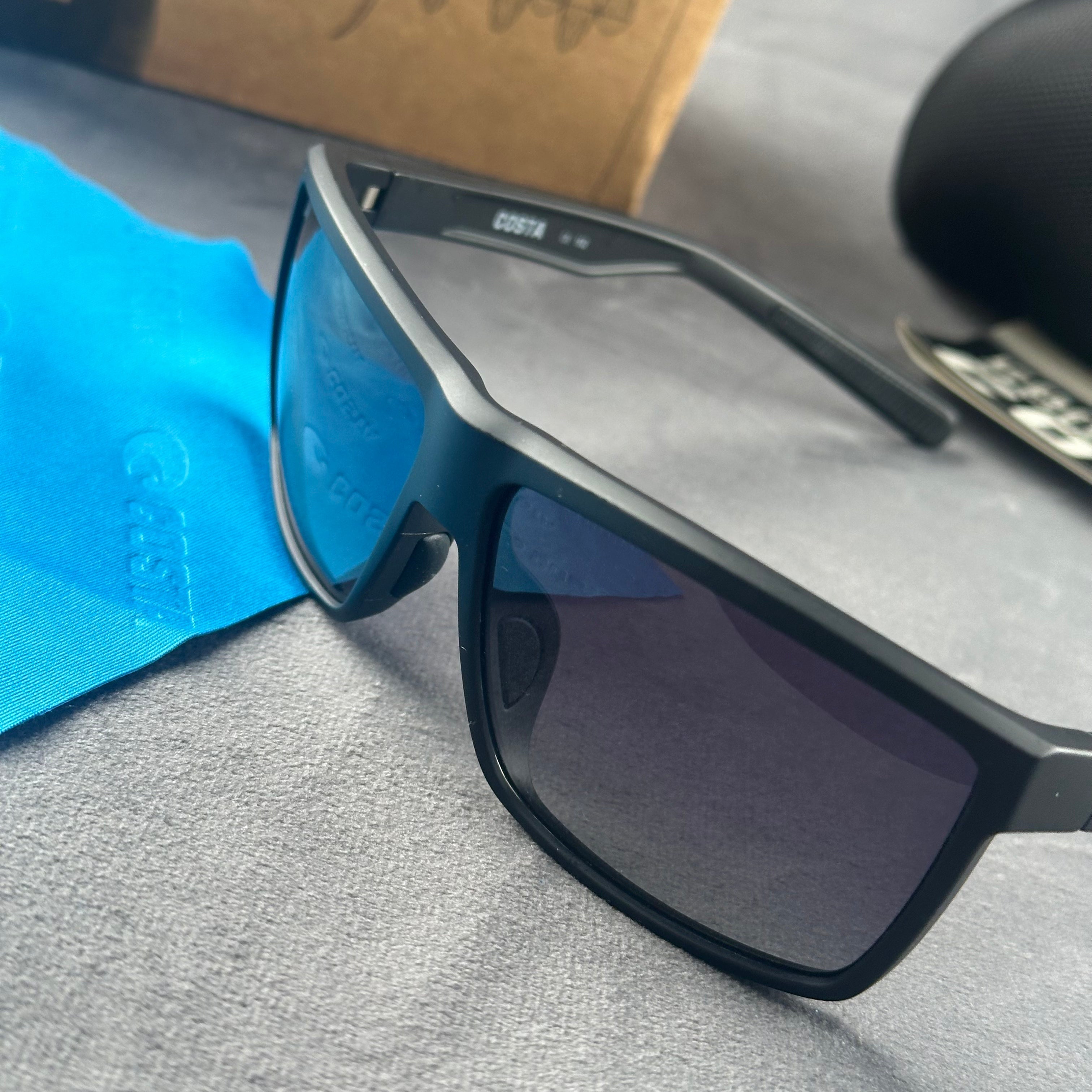 Performance Polarized Sport Sunglasses - Lightweight Matte Wrap Frame