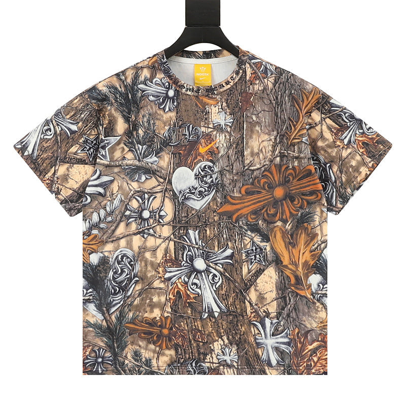 Chrome Hearts x Nike x NOCTA Triple Collaboration All-Over Print T-Shirt