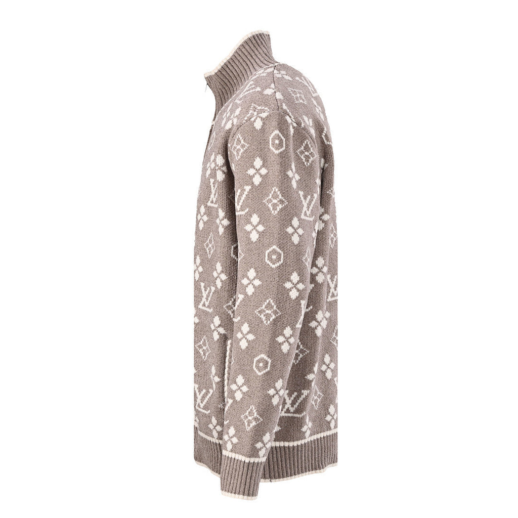 Louis Vuitton Monogram Jacquard Cotton Sweatshirt