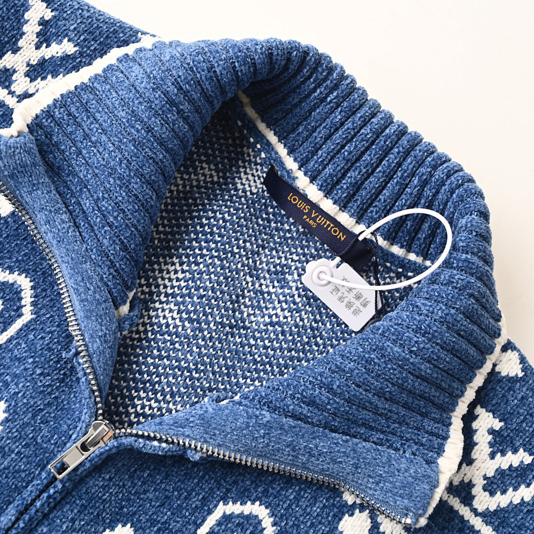 Louis Vuitton Monogram Jacquard Cotton Sweatshirt