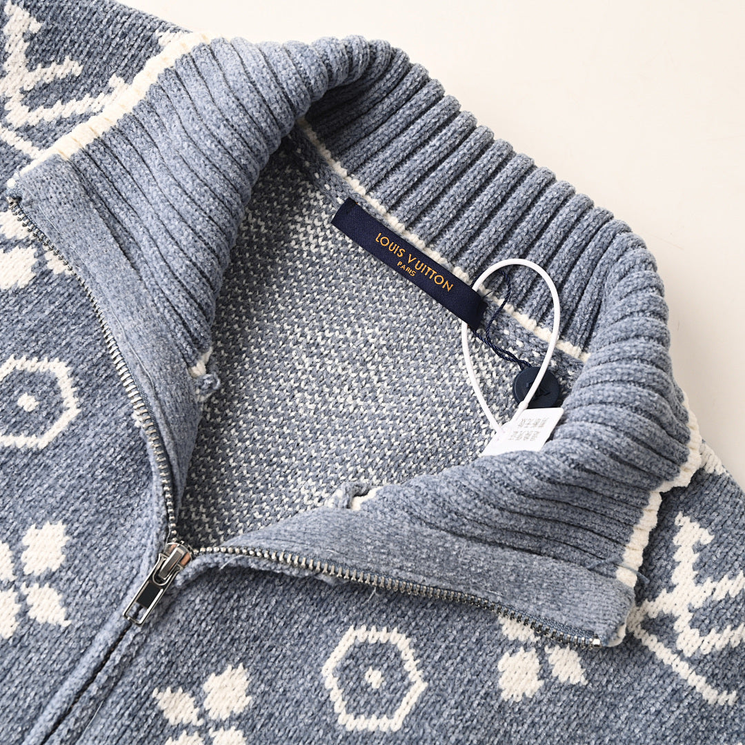 Louis Vuitton Monogram Jacquard Cotton Sweatshirt