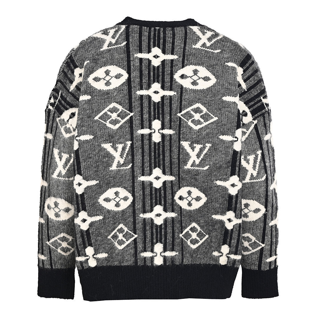 Louis Vuitton Monogram Jacquard Cotton Sweatshirt