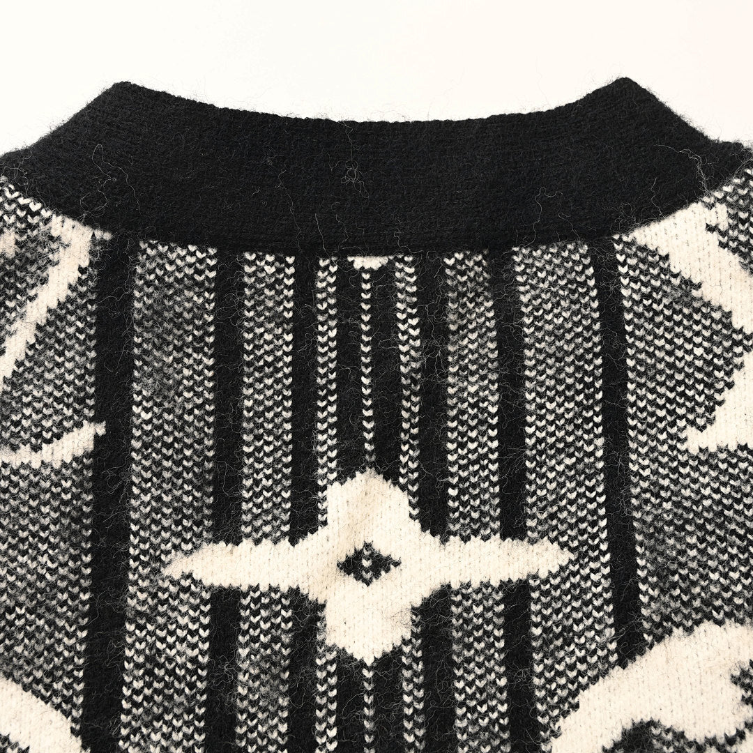 Louis Vuitton Monogram Jacquard Cotton Sweatshirt