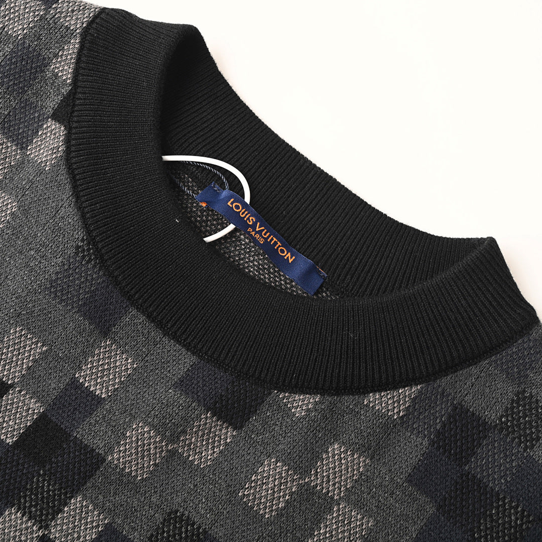 Louis Vuitton Monogram Jacquard Cotton Sweatshirt