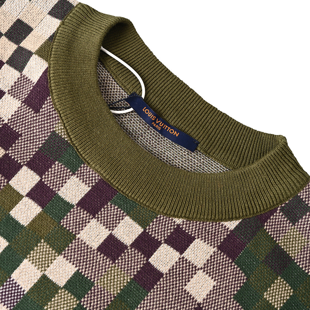 Louis Vuitton Monogram Jacquard Cotton Sweatshirt