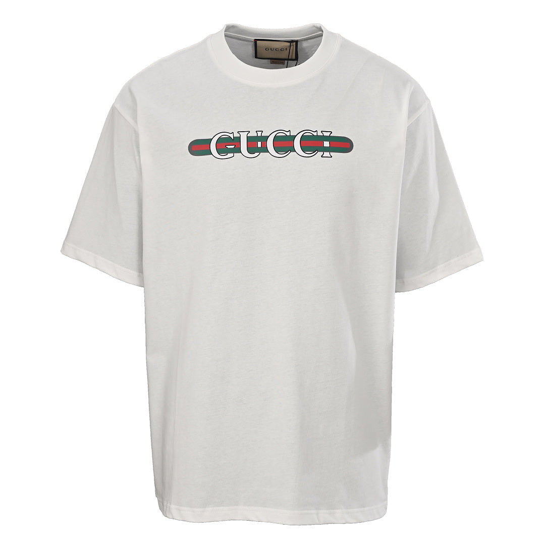 Gucci Classic Web Stripe Print T-Shirt