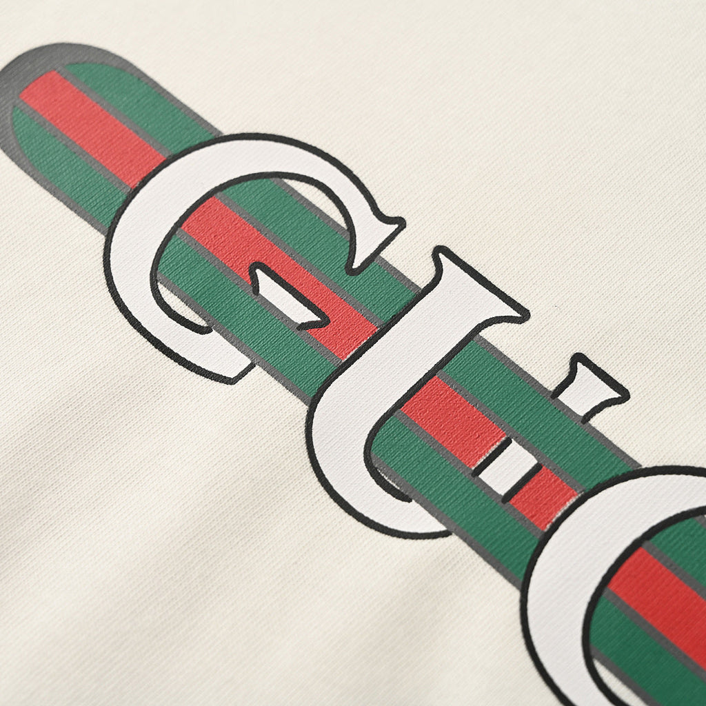 Gucci Classic Web Stripe Print T-Shirt