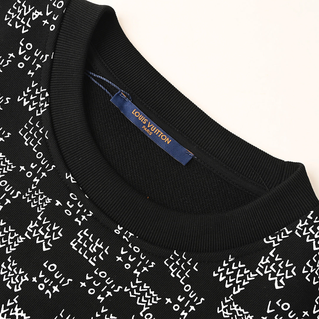 Louis Vuitton Monogram Jacquard Cotton Sweatshirt