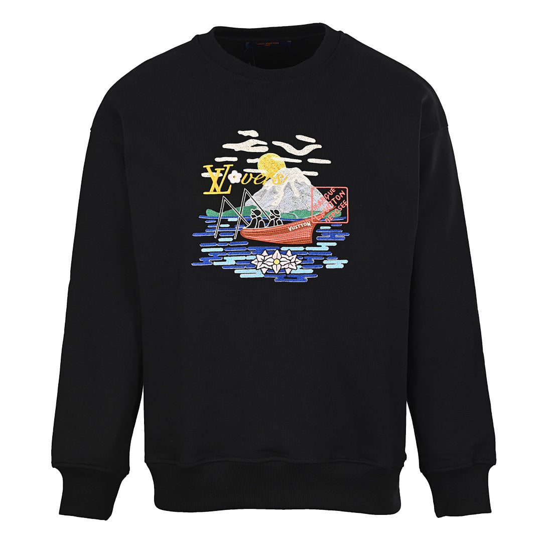 Louis Vuitton Monogram Jacquard Cotton Sweatshirt