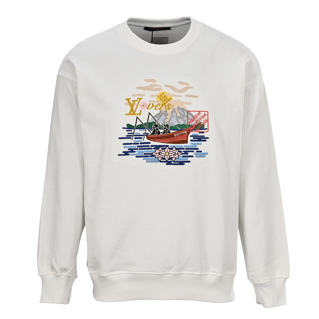 Louis Vuitton Monogram Jacquard Cotton Sweatshirt
