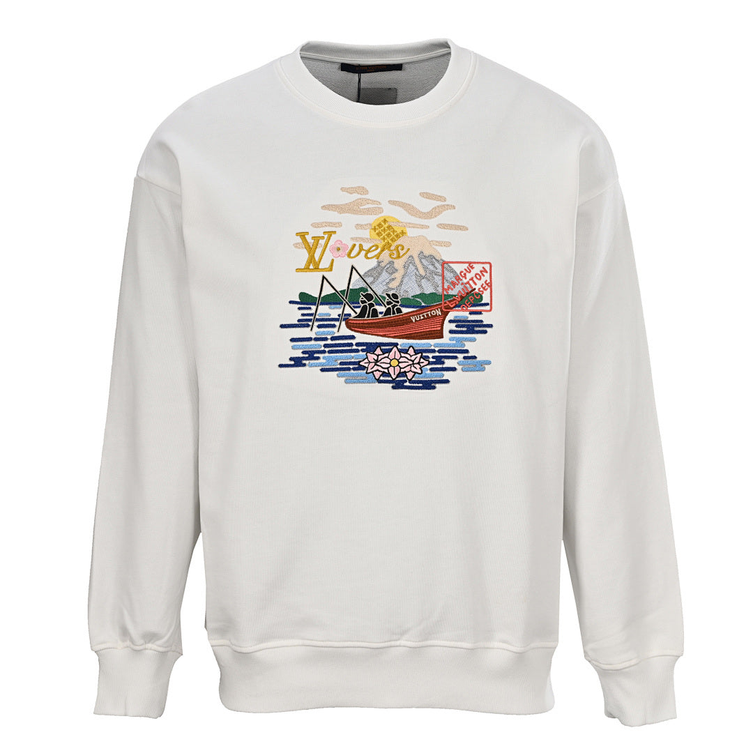 Louis Vuitton Monogram Jacquard Cotton Sweatshirt
