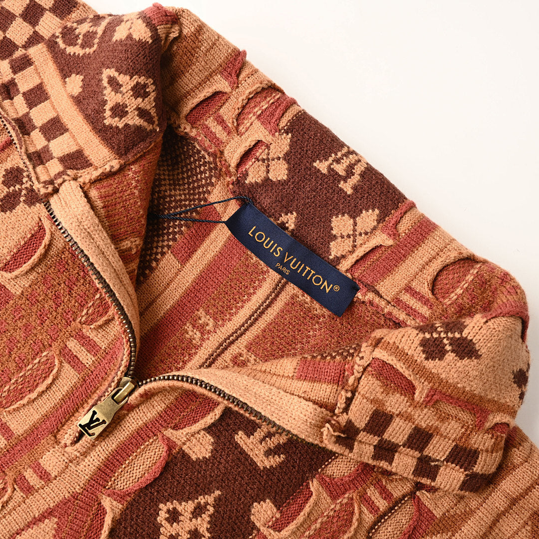 Louis Vuitton Monogram Jacquard Cotton Sweatshirt