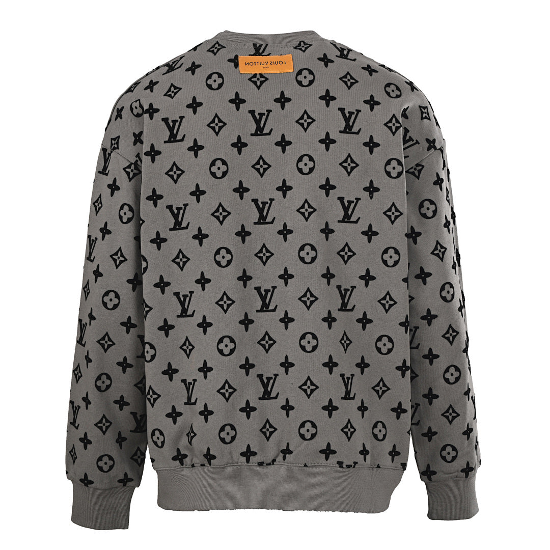 Louis Vuitton Monogram Jacquard Cotton Sweatshirt