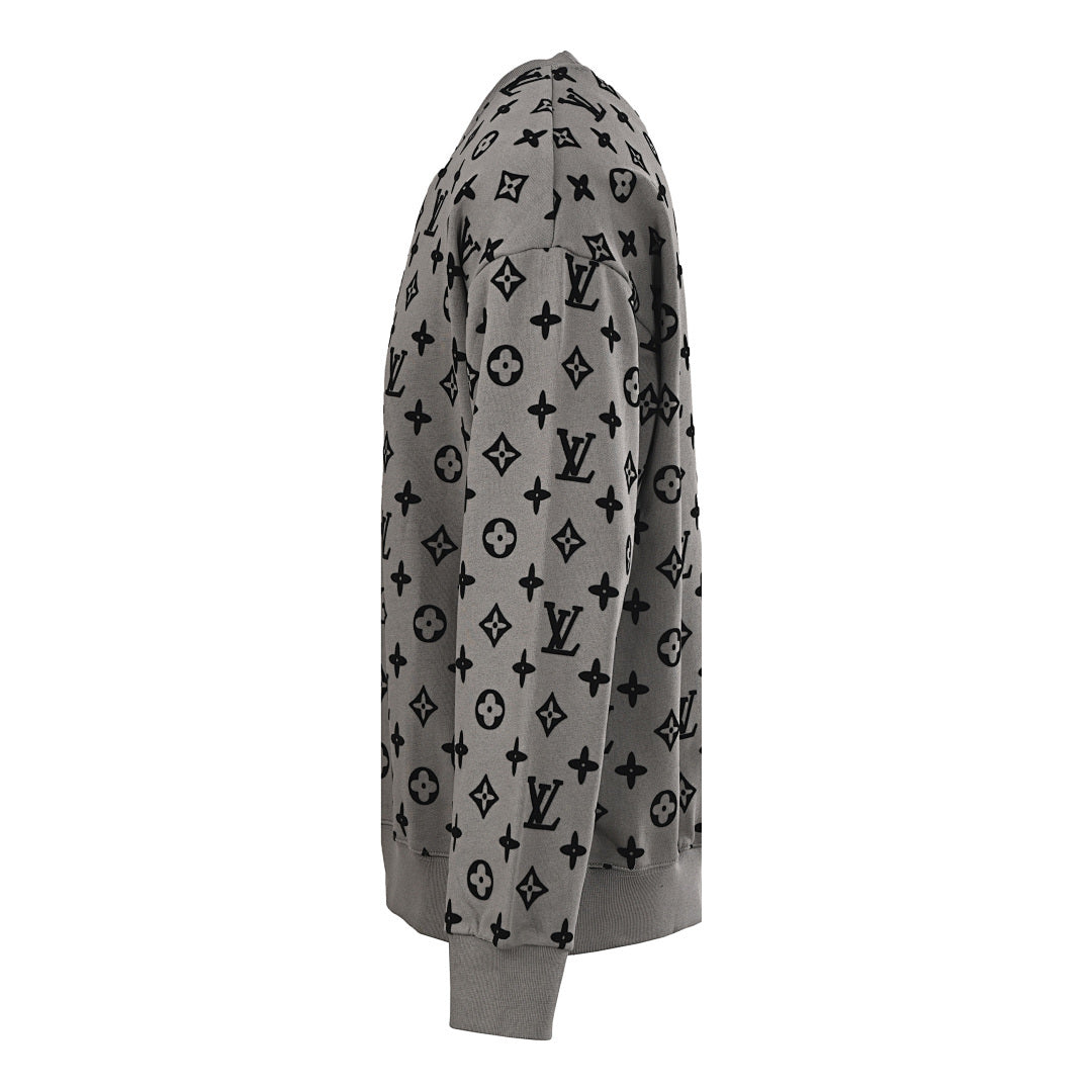 Louis Vuitton Monogram Jacquard Cotton Sweatshirt