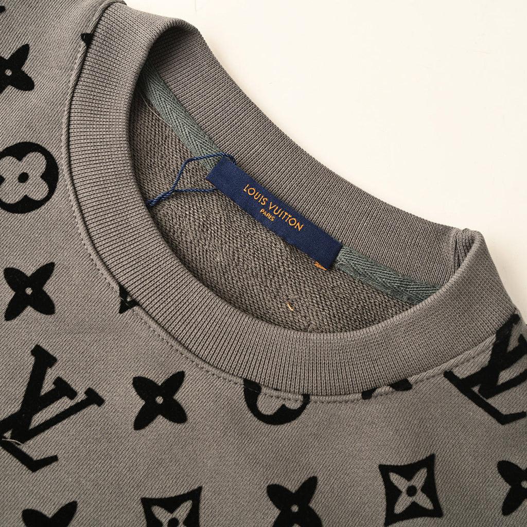Louis Vuitton Monogram Jacquard Cotton Sweatshirt