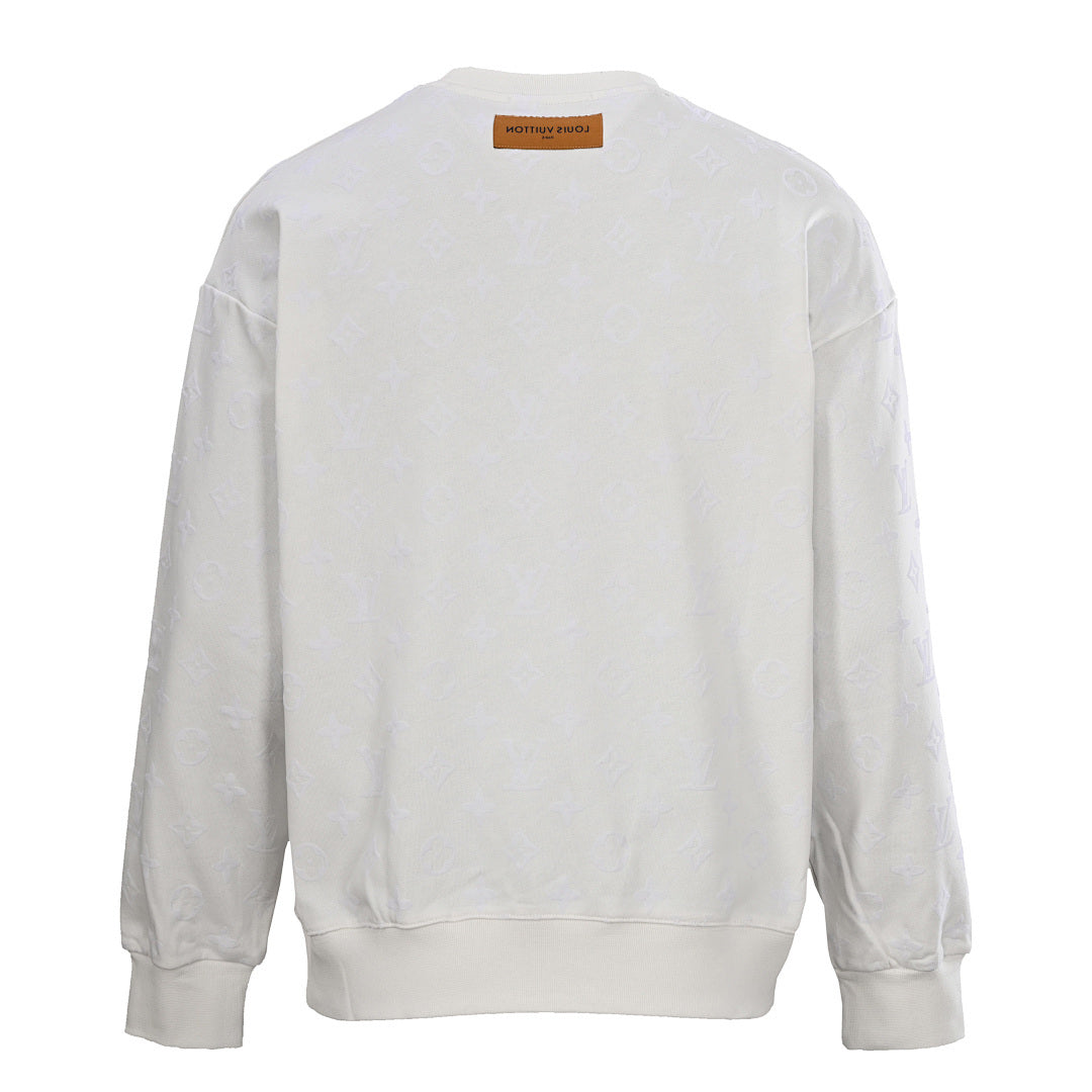 Louis Vuitton Monogram Jacquard Cotton Sweatshirt